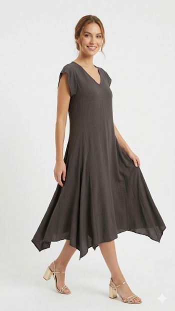Urban Comfort V-Neck Dress